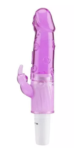 Vibrador Bastão com Capa Removível e Estimulador Clitoriano Coelho