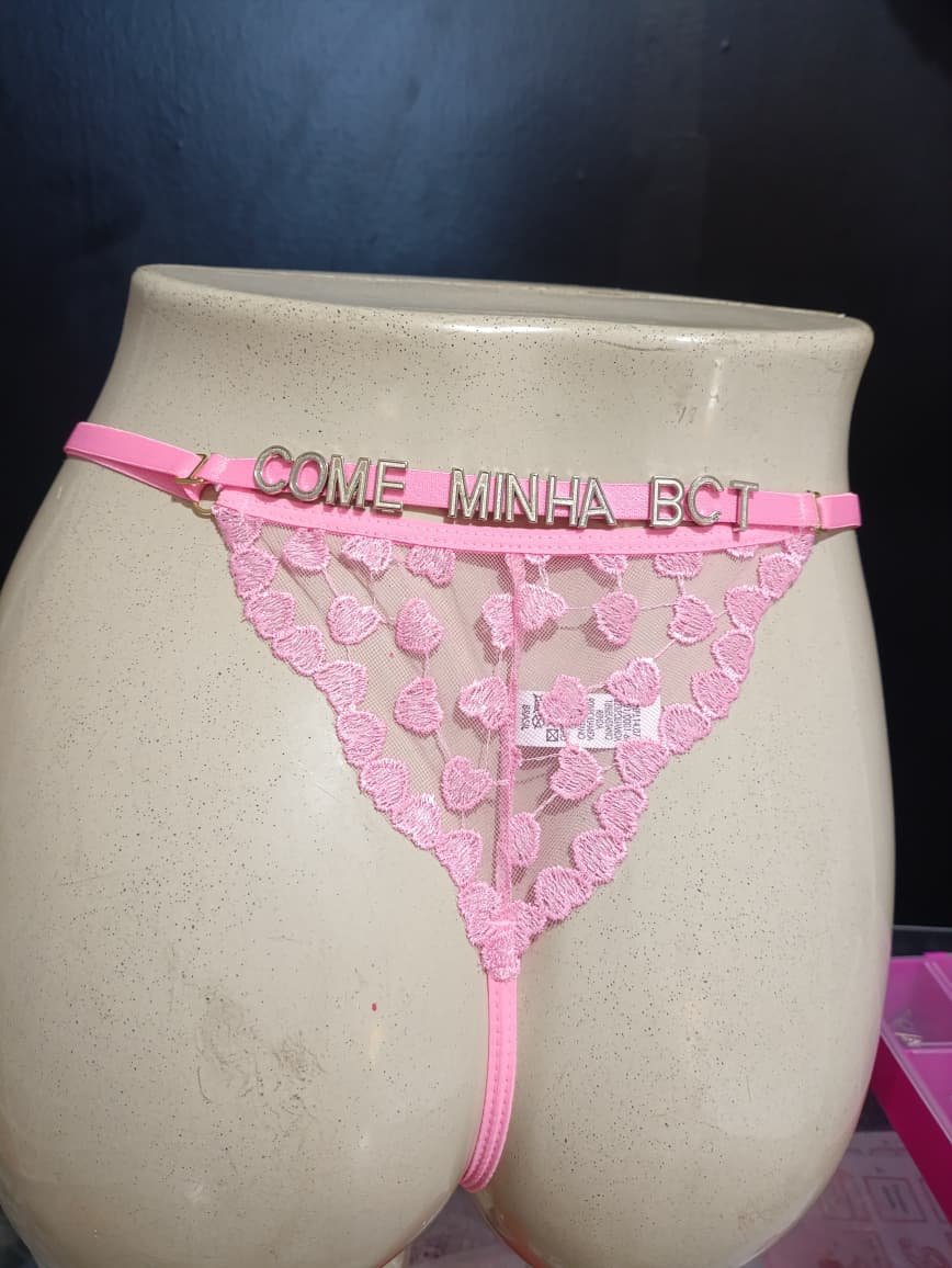 CALCINHA PERSONALIZADA AMORE